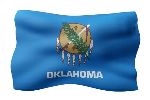 Oklahoma State flag Stock-Illustration