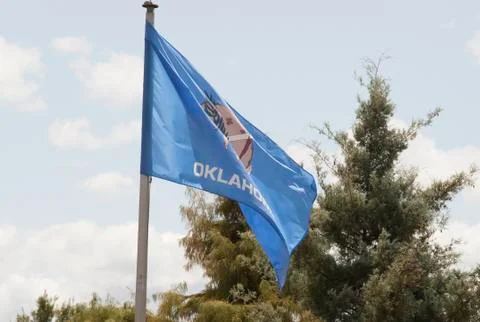 Oklahoma state flag Stock-Fotos
