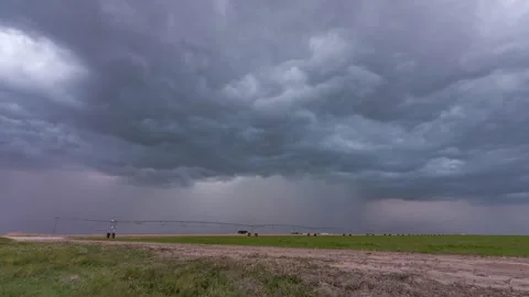 Oklahoma Thunderstorm Lapse Video stock 249367590