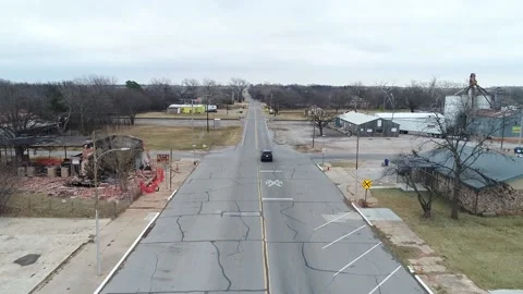 Oklahoma- Tracking SUV 2 Stock Footage 135079307