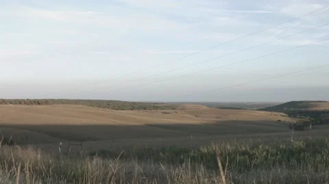Oklahoma Valley Panning Right Stock Footage 68744547