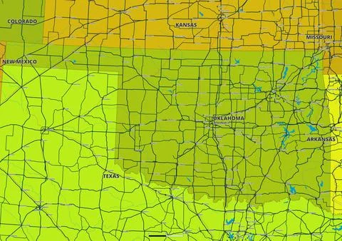 Oklahoma.eps Stock Illustration