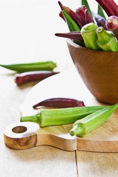 Okra Stock Photos