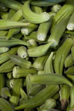 Okra Foto stock