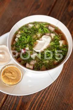 Okroshka Stock Photos