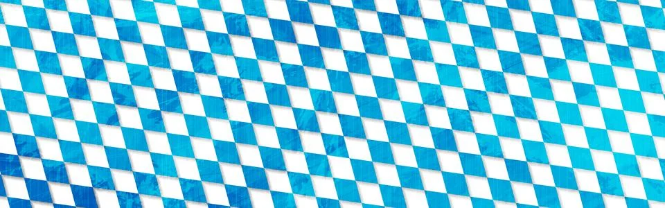 Oktoberfest abstract checkered geometric pattern grunge vector background Stock Illustration