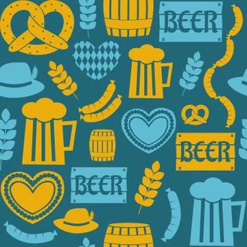 Oktoberfest background Illustrazione stock