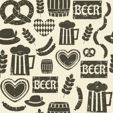 Oktoberfest background Stock Illustration