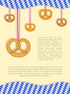 Oktoberfest background Stock Illustration