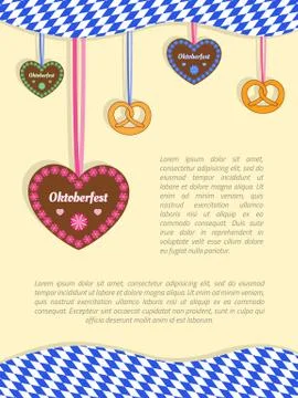 Oktoberfest background Stock Illustration