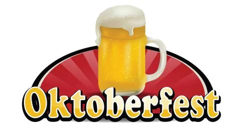 Oktoberfest banner illusration Stock Illustration