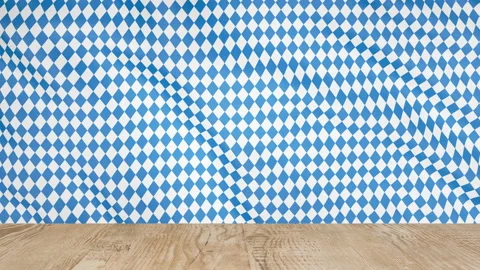 OKTOBERFEST Blue Geometric Pattern. Germany's Oktoberfest world's biggest Beer Stock Footage 93910473