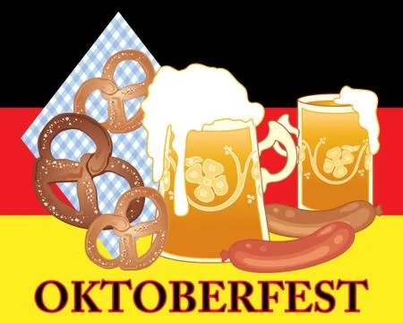 Oktoberfest fun Stock Illustration