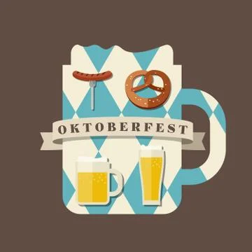 Oktoberfest icon Stock Illustration