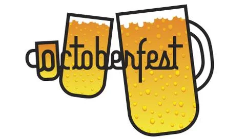 Oktoberfest logo Stock Illustration
