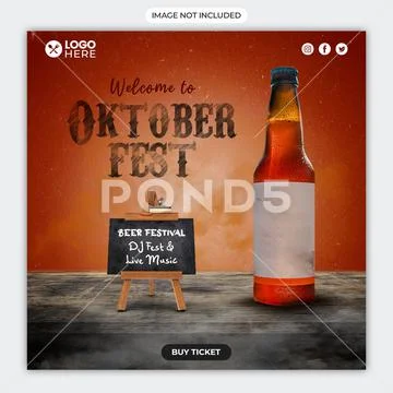 Oktoberfest PSD-Vorlage