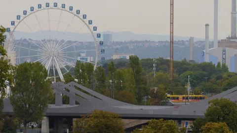 The Oktoberfest in Stuttgart. Stock Footage 252549658