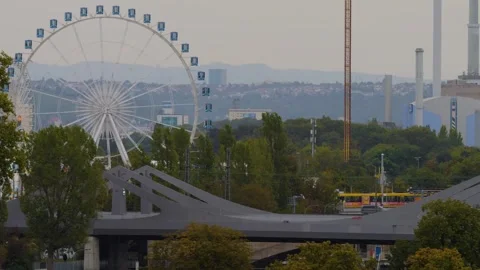 The Oktoberfest in Stuttgart Stock Footage 252647939