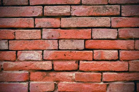 Ola brick wall background Fotos Stock