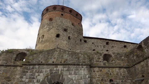 Olavinlinna outside 스톡 동영상 133402974