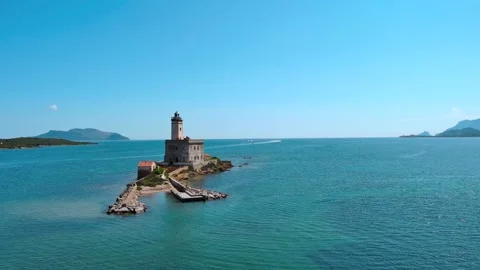 OLBIA LIGHTHOUSE Stock-Footage 243575007