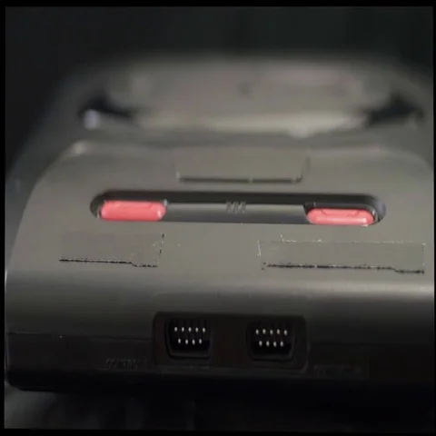 Old 16-bit console close up Video stock 69704821