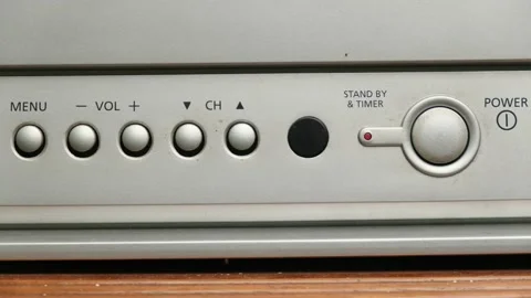 Old 24 inch TV Stock Footage 143133788