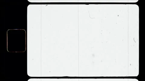 Old 8mm Film Projector Frame 4K Video Overlay Stock Footage 321996458