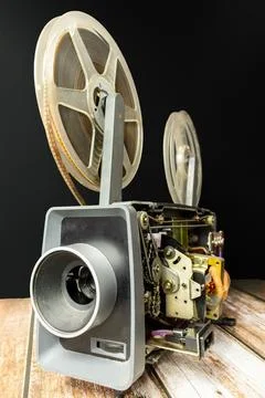 Old 8mm home cinema projector Stock Photos