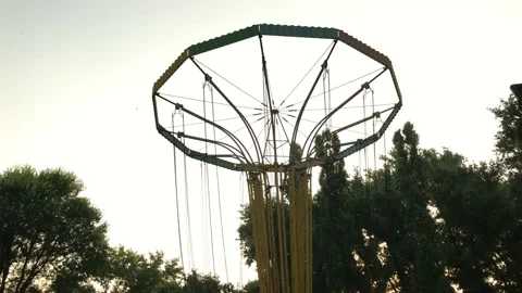 Old abandoned amusement park . Stock Footage 160500976
