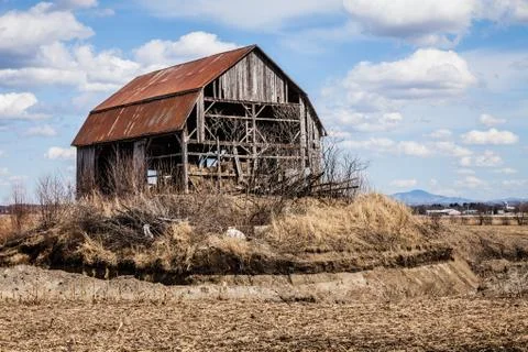 Old abandoned barn Foto stock
