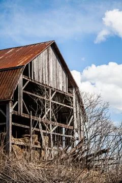 Old abandoned barn Stock Photos