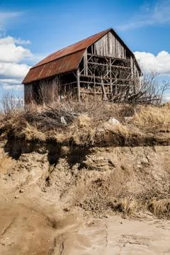 Old abandoned barn Stock-Fotos