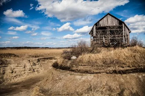 Old abandoned barn Fotos de archivo