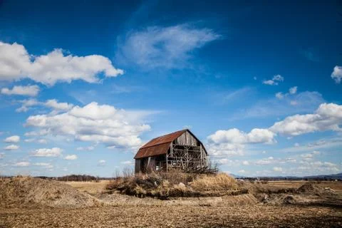 Old abandoned barn Stock Photos