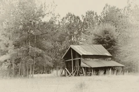 Old Abandoned Barn Stock Photos