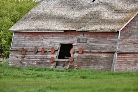Old Abandoned Barn Stock-Fotos