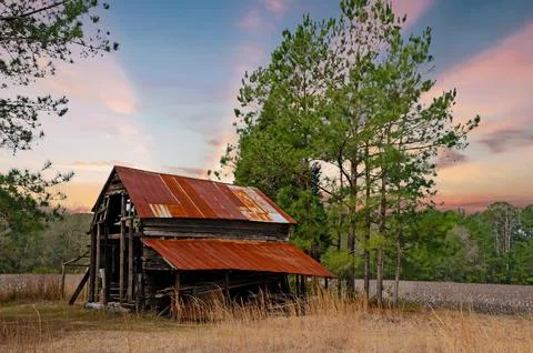 Old Abandoned Barn Stock Photos