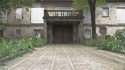 Old abandoned building Stock Footage 34284423