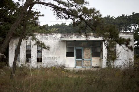 An old abandoned building. Stock Photos