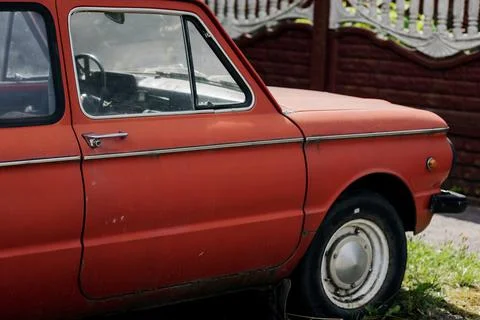 Old abandoned car Stock Photos