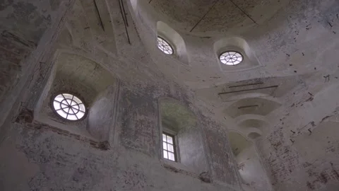 Old abandoned church Stock Footage 163662702