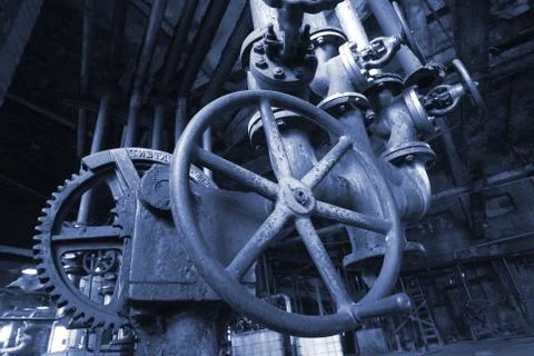 Old abandoned factory Stock Photos