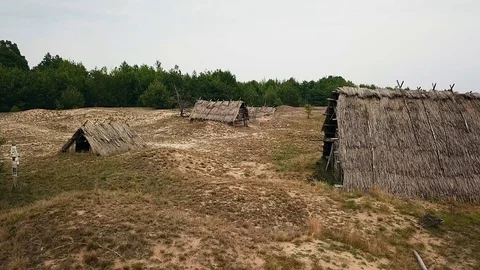 Old abandoned farm Stock Footage 117853654