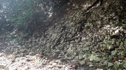An old abandoned highway in the mountains. Stock Footage 221298077