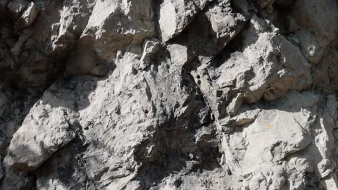 An old abandoned highway in the mountains. Rocks, mountain gorge. Stock Footage 221298288