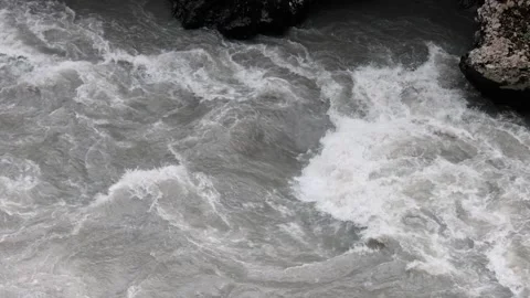 An old abandoned highway in the mountains. Slow motion. Stock Footage 221299867