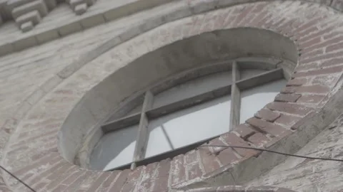 An old, abandoned historic building. Stock Footage 130223347