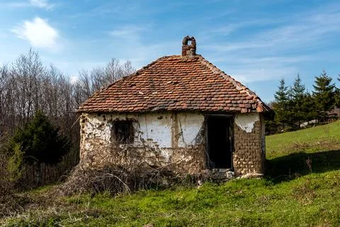 An old abandoned house Stock Photos