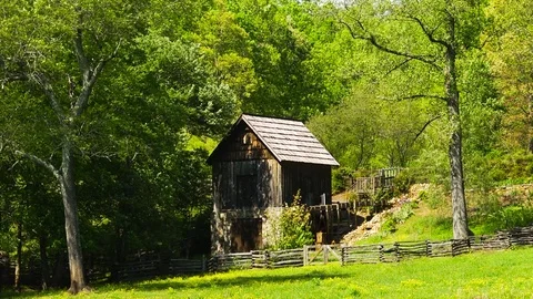 Old Abandoned Mill Stock Footage 69777500
